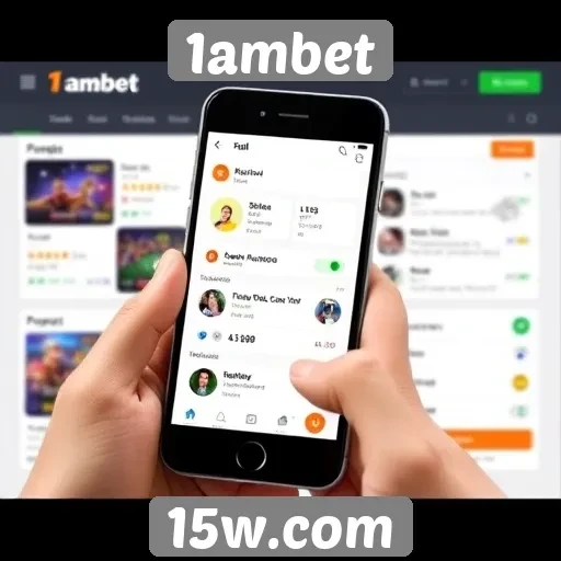 Plataforma 1ambet é acessível em dispositivos móveis